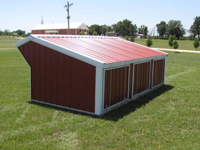 8x18 Deluxe With Colored Metal Option